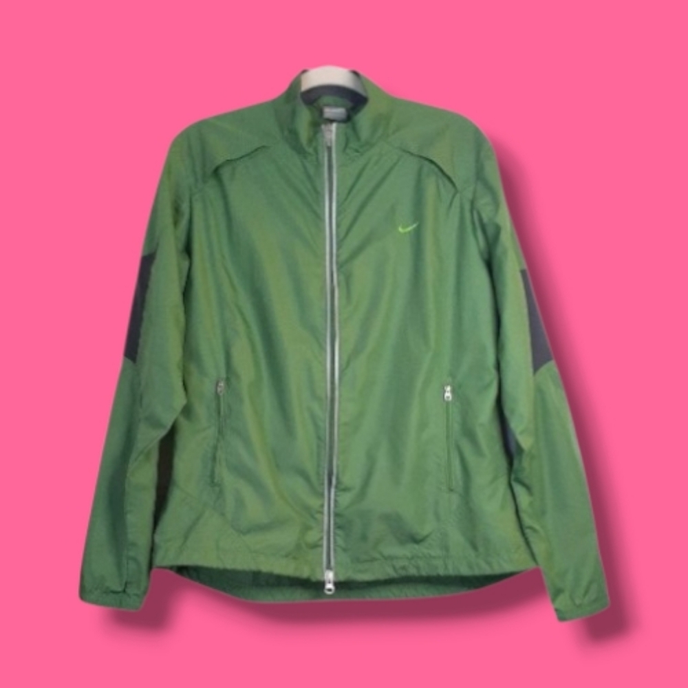 Nike Women's Athletic Jacket Lime Green Size XL